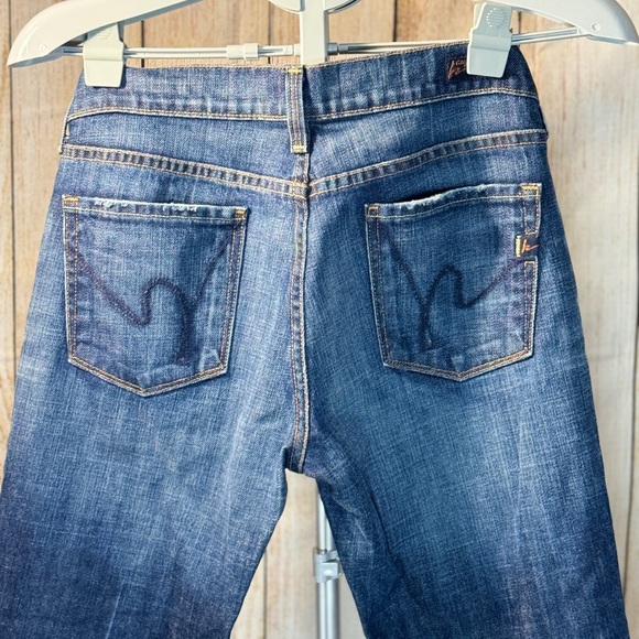 Citizens of Humanity Kelly #063 Stretch Low Waist Cropped Jeans Size 28 - Picture 5 of 13